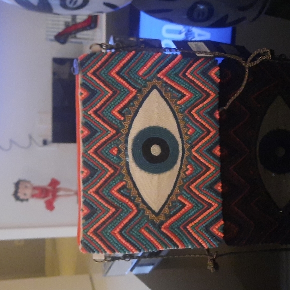 America and beyond bag  cluch  also across bag evil eyes - Picture 4 of 5